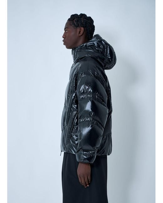 Moncler x A$AP ROCKY Blue Moncler X A$ap Rocky Bahianinha High-shine Down Jacket for men