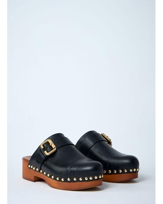 Chloé White Chloã Jeanette Wedge Clog