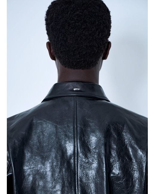 Our Legacy Blue Mini Jacket Top Dyed for men