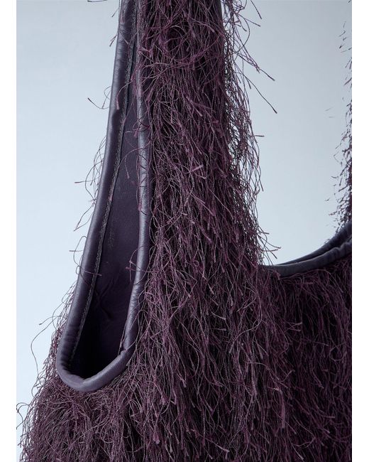 Dries Van Noten Purple Marche Medium Tote Bag