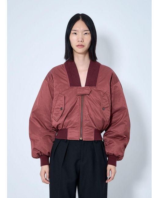 Chloé Red Bomber Jackets