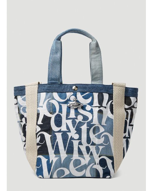 Vivienne Westwood Worker Denim Runner Small Shoulder Bag in Blue | Lyst ...