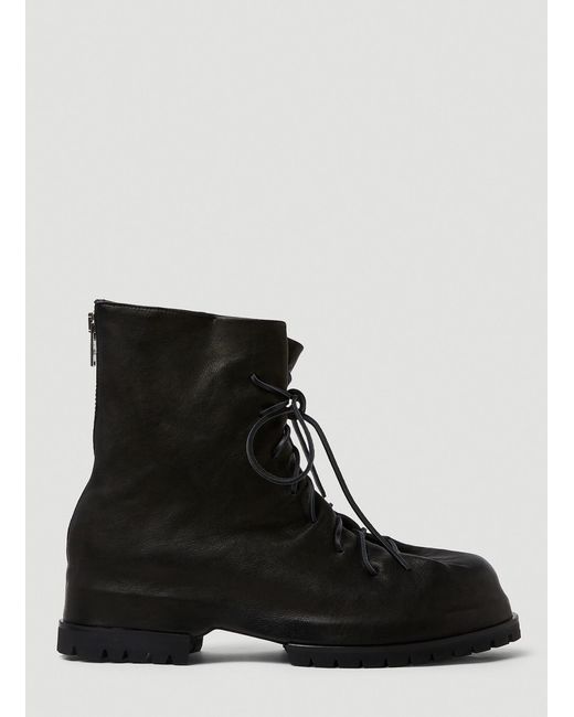 mens black lace up boots