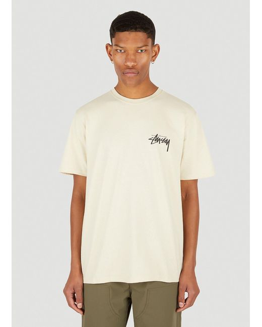 Stussy 8 Ball Fade T-shirt in Natural for Men | Lyst