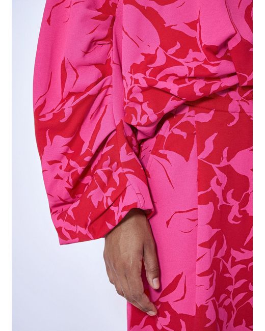 Dries Van Noten Pink Draped Sweatshirt