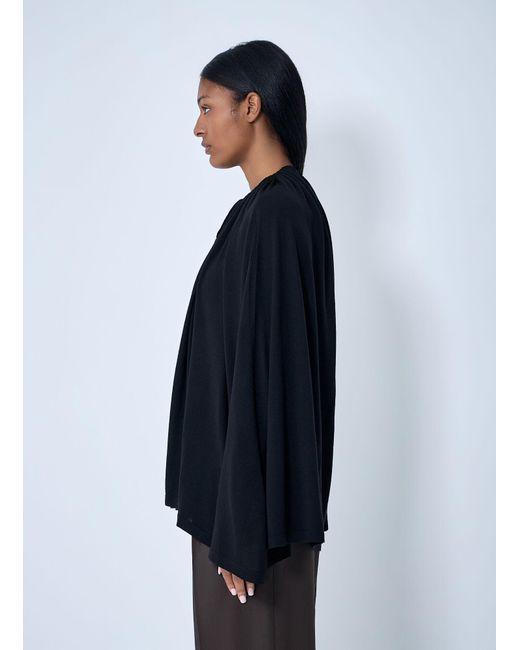 Totême  Blue Drawstring Cape