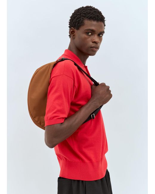 The Row Red Caiden Crossbody Bag for men