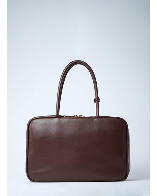Miu Miu Purple Beau Leather Shoulder Bag
