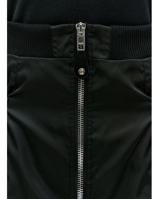 Gucci Black Cargo Midi Skirt