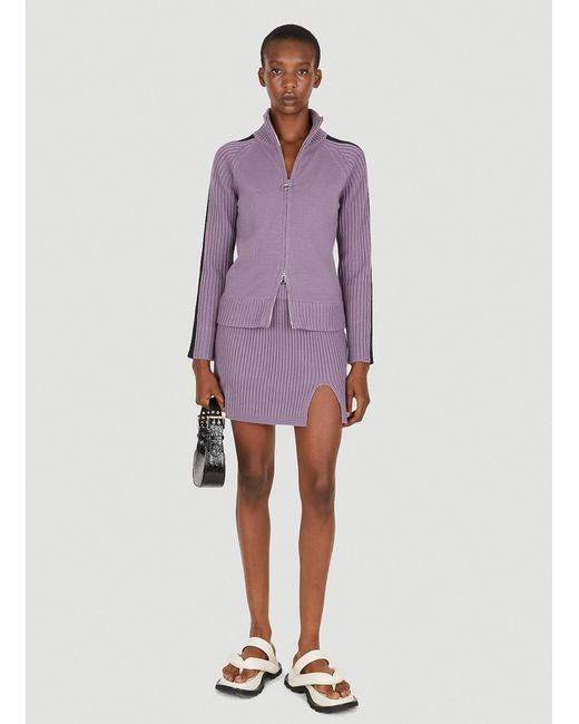 TheOpen Product Knitted Zip Sweater in 