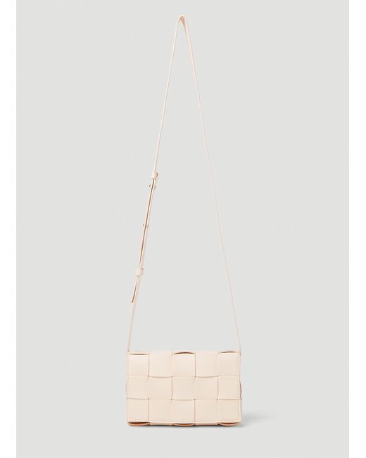 Bottega Veneta Natural Small Cassette Shoulder Bag