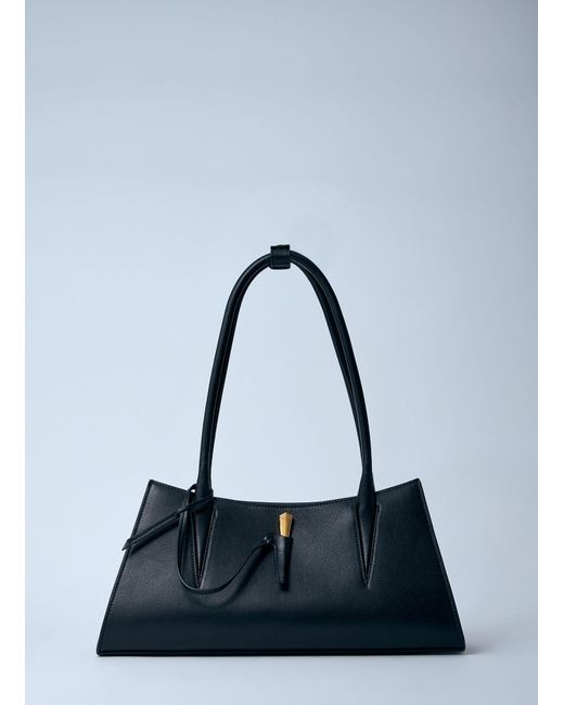 Mugler Blue Fang Shoulder Bag