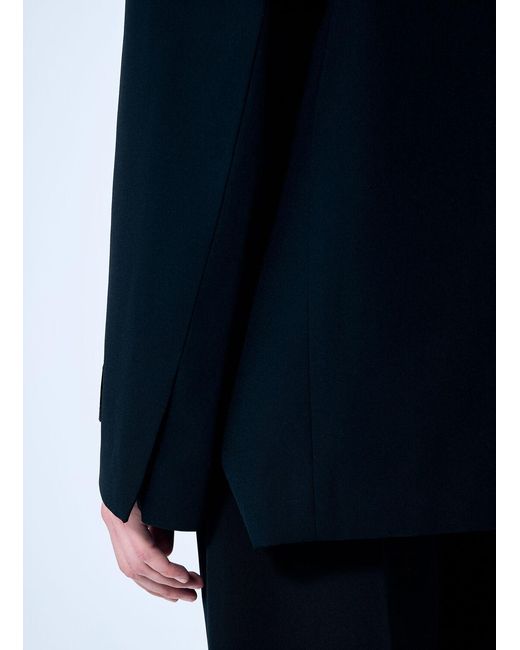 Alexander Wang Blue Pull-Back Cut-Out Blazer