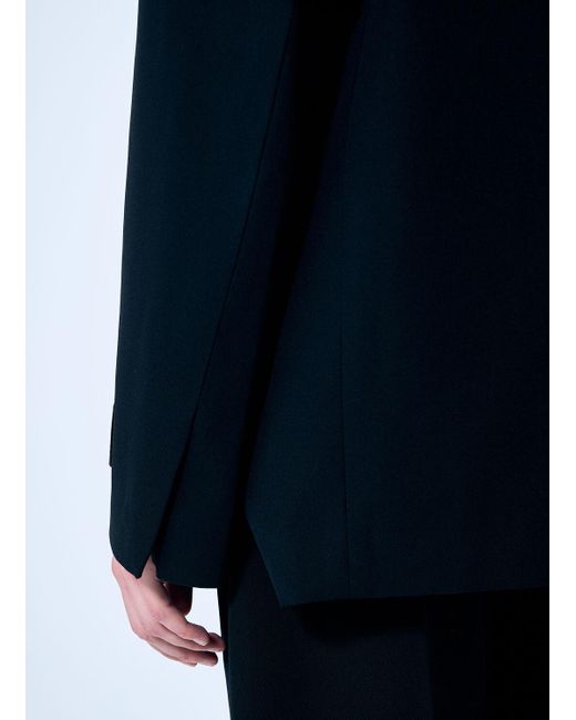 Alexander Wang Blue Pull-Back Cut-Out Blazer