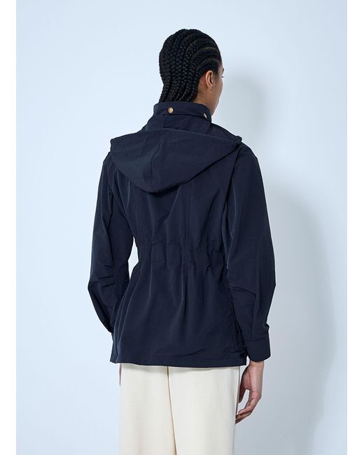 Moncler Blue Nades Short Parka Jacket