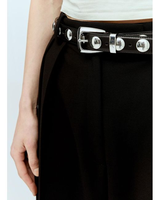Khaite Black Benny Studded Belt