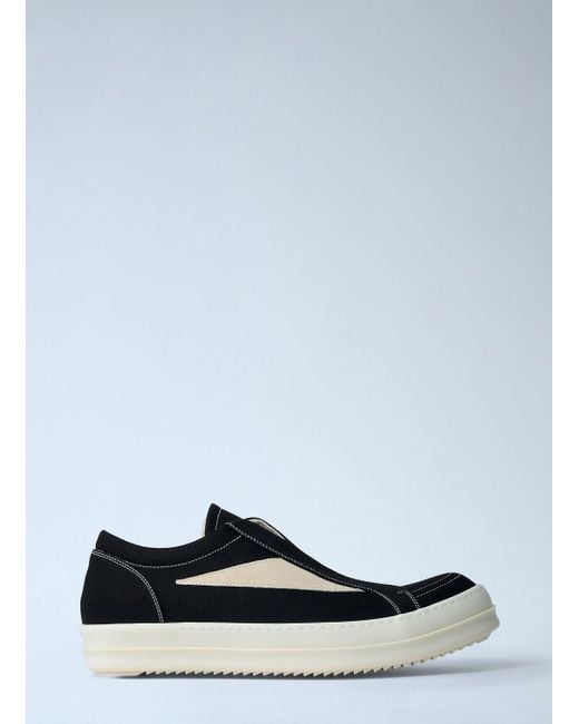 Rick Owens Blue Low-Top Sneakers for men