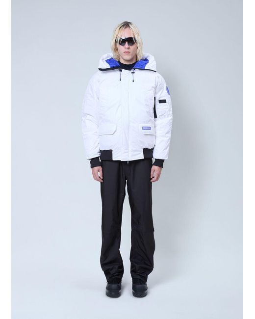 Canada Goose White Chilliwack Bomber Jacket