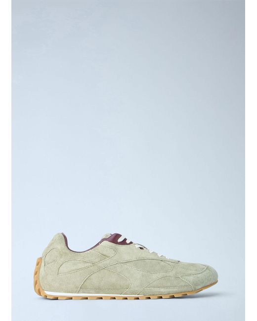 Bottega Veneta Green Orbit Flash Suede Sneakers for men
