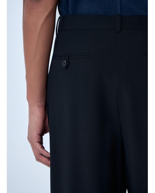 The Row Black Corley Wool Pants for men