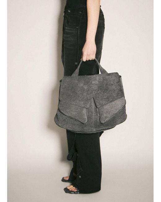 Kiko Kostadinov Mezulari Shoulder Bag in Gray | Lyst