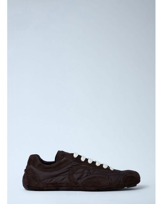 Prada White Montecarlo Re-Edition 2005 Sneakers