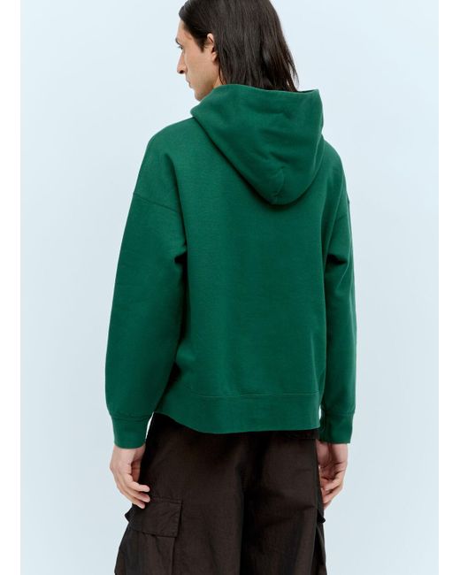 Visvim Green Ultimate Jumbo Hooded Sweatshirt for men