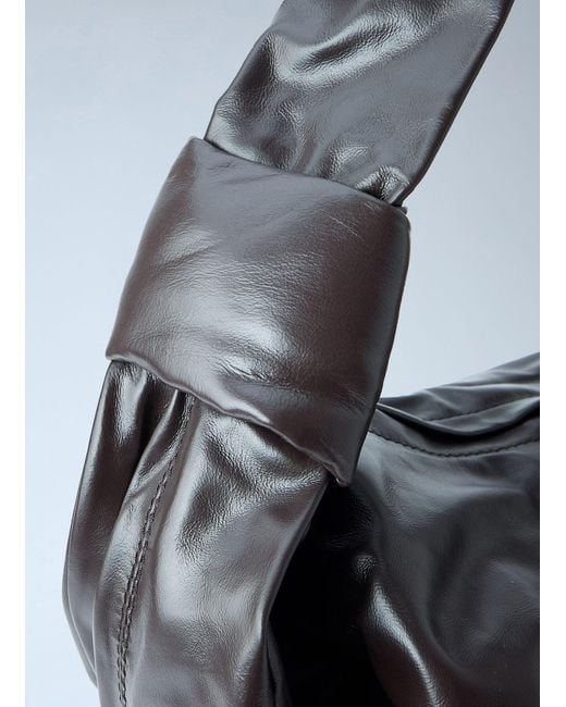 Lemaire Gray Large Soft Croissant Bag