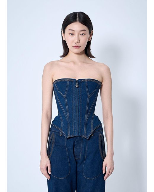 Vivienne Westwood Blue Denim Cobrax Corset