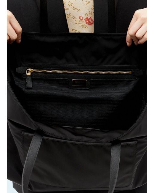 Prada Re-Edition 1978 Re-Nylon Tote Bag in Gray | Lyst