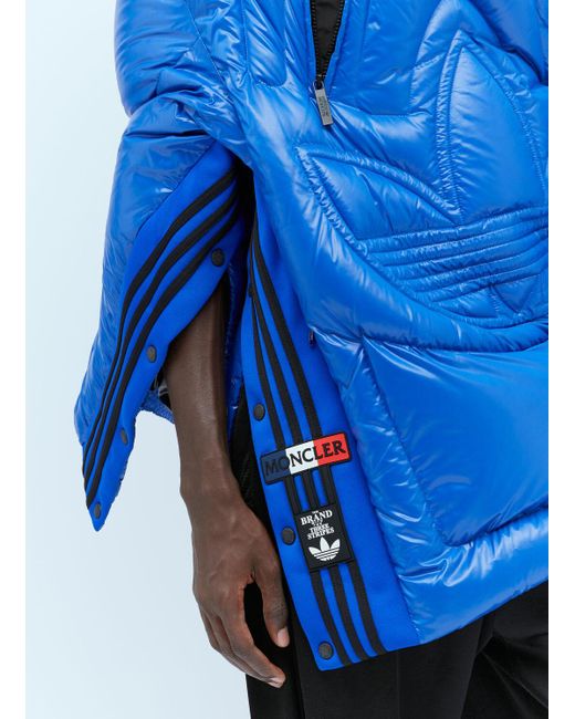 Moncler x adidas Originals Blue Chambery Long Down Jacket for men