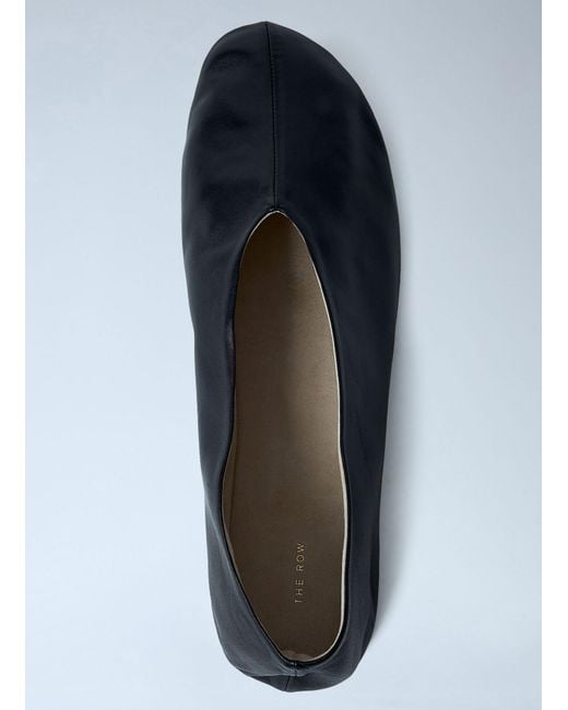 The Row Black Stella Flats