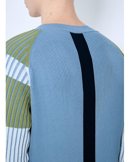 Kiko Kostadinov Blue Inex Cardigan for men