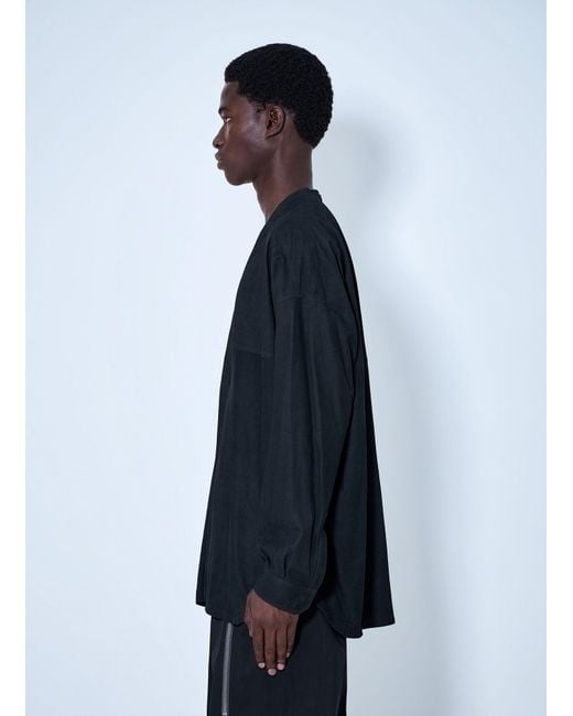 Rick Owens Blue Lido Larry Shirt for men