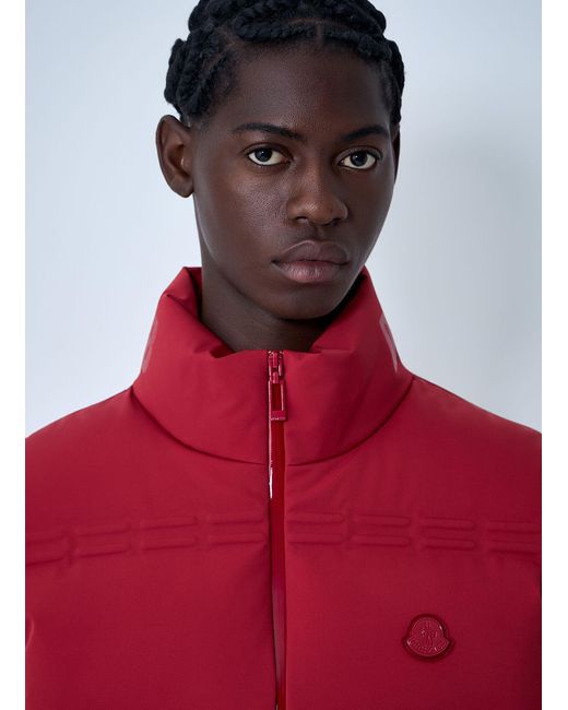 Moncler x A$AP ROCKY Red Moncler X A$ap Rocky Matte Sparky Vest for men