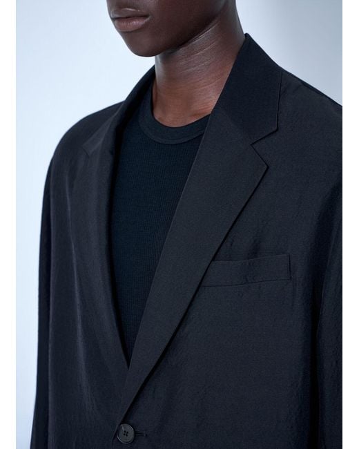 Ssstein Blue Single Breasted Jacket for men