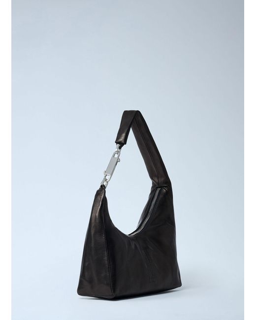 Rick Owens Black Small Gemini Shoulder Bag