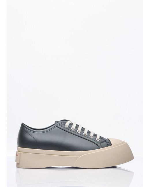 Marni White Pablo Lace-Up Sneakers