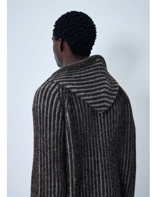 Our Legacy Black Level Hood Zip-Up Sweatshirt for men
