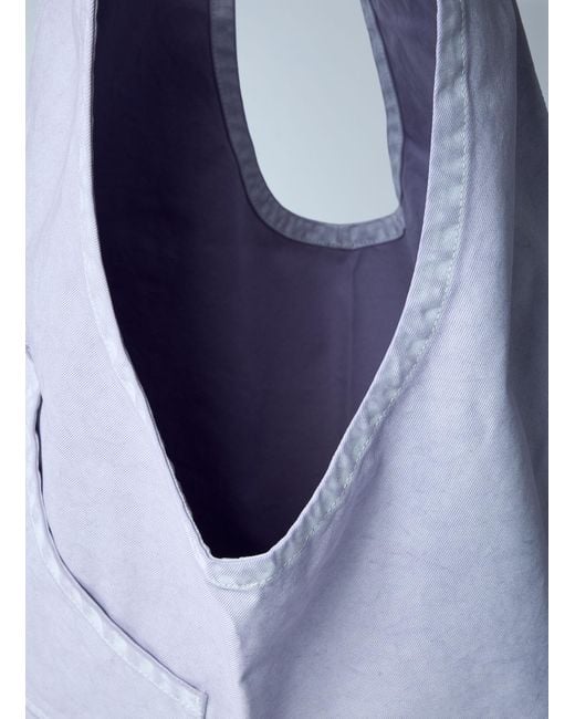 Issey Miyake Blue Sculptural Shoulder Bag