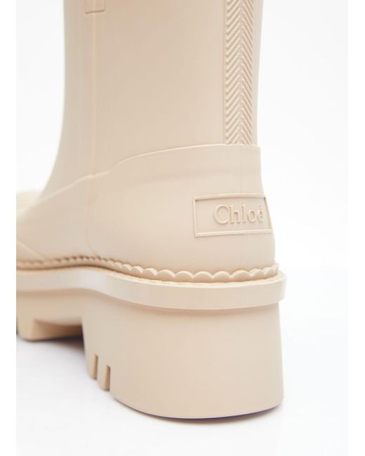 Chloé Natural Raina Rain Boots