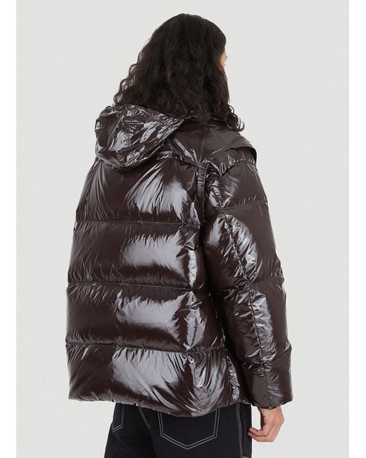 Bottega Veneta Gray Gloss Padded Down Jacket for men