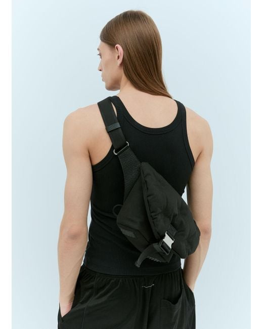 Maison Margiela Black Small Glam Slam Cycle Messenger Bag for men
