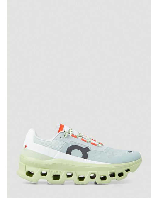 On Green Cloudmster Sneakers