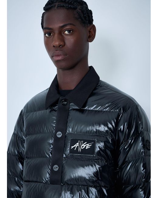 Moncler x A$AP ROCKY Blue Moncler X A$ap Rocky Padded Vardar Shirt Jacket for men