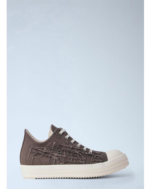 Rick Owens White Drkshdw Low Sneakers for men