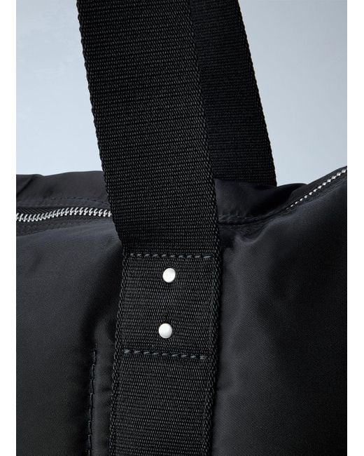 Rick Owens Black Nylon Tote Bag for men