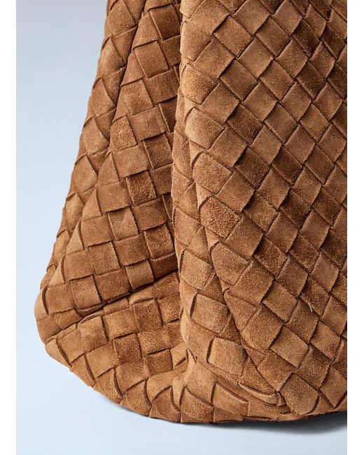 Bottega Veneta Brown Campana Large Shoulder Bag