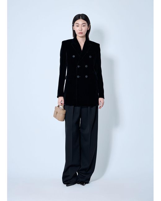 Saint Laurent Black Velvet Blazer