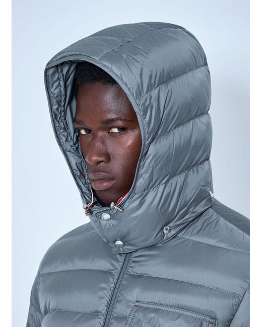 Moncler Blue Verith Hooded Jacket for men